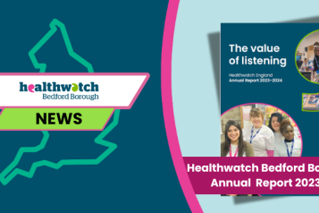 Healthwatch Bedford Borough Annual report 2023-2024